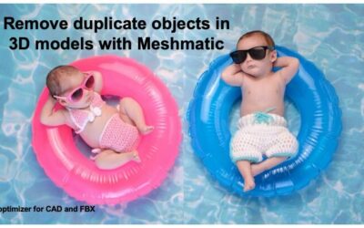 Remove duplicate objects in 3D models with Meshmatic