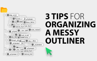 Organize a messy outliner after 3D CAD conversion